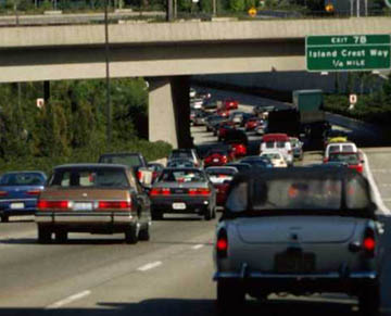 Traffic on the freeway