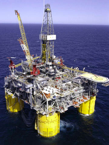 Offshore oil rig